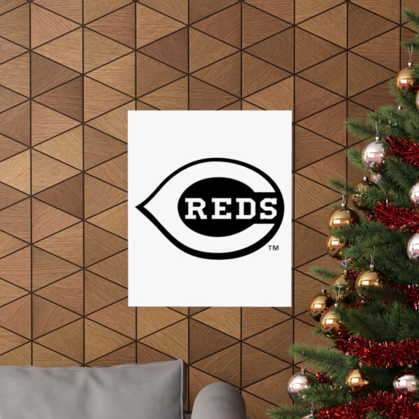 MLB Team Logos Cincinnati Reds Painting Bedroom Living Room Wall Art Décor Matte Vertical Posters