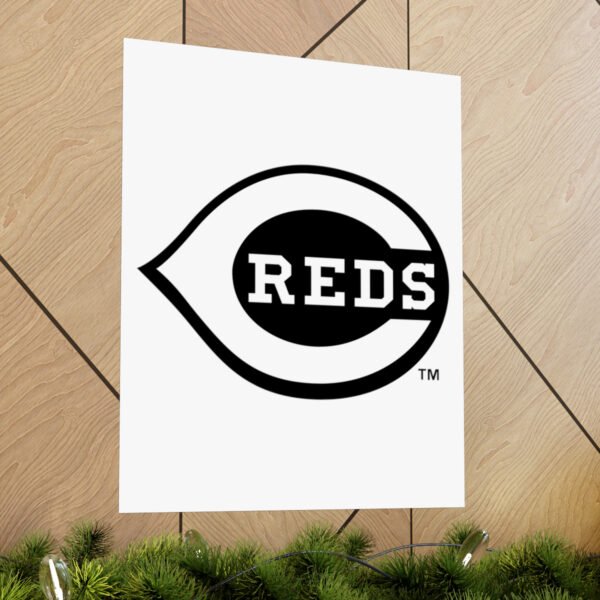 MLB Team Logos Cincinnati Reds Painting Bedroom Living Room Wall Art Décor Matte Vertical Posters