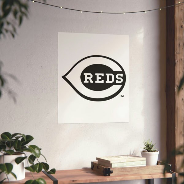 MLB Team Logos Cincinnati Reds Painting Bedroom Living Room Wall Art Décor Matte Vertical Posters