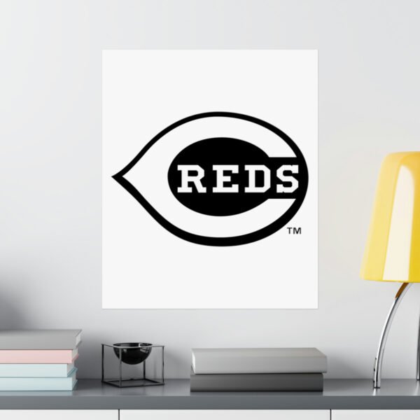 MLB Team Logos Cincinnati Reds Painting Bedroom Living Room Wall Art Décor Matte Vertical Posters