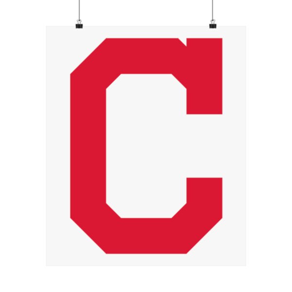 MLB Team Logos Cleveland Guardians Painting Bedroom Living Room Wall Art Décor Matte Vertical Posters