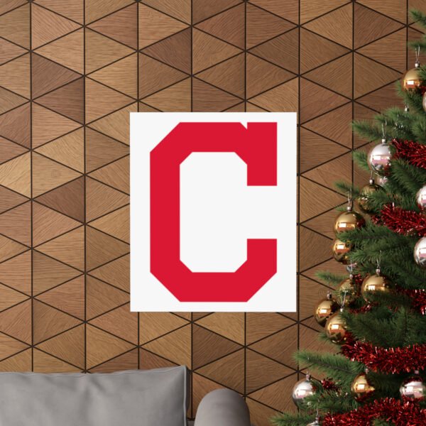 MLB Team Logos Cleveland Guardians Painting Bedroom Living Room Wall Art Décor Matte Vertical Posters