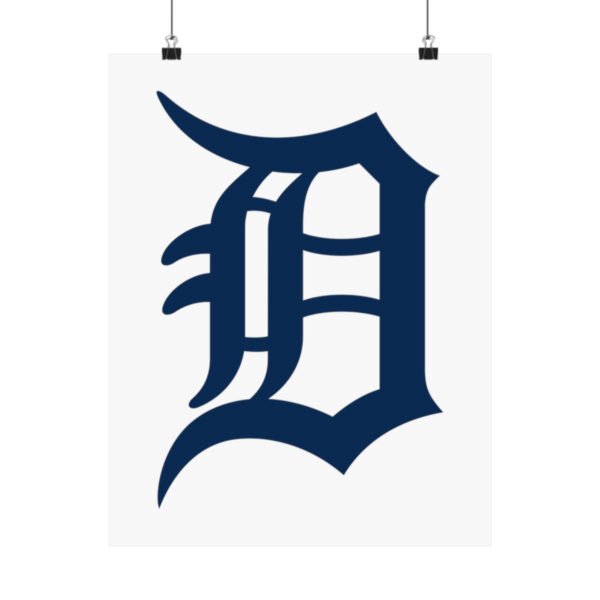 MLB Team Logos Detroit Tigers Painting Bedroom Living Room Wall Art Décor Matte Vertical Posters
