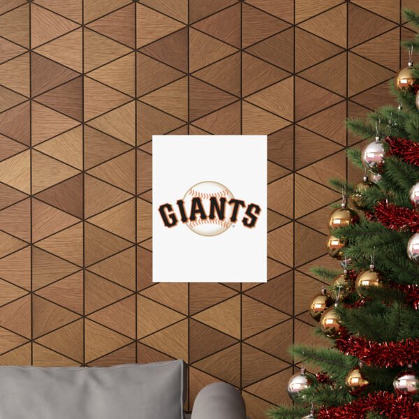 MLB Team Logos San Francisco Giants Painting Bedroom Living Room Wall Art Décor Matte Vertical Posters