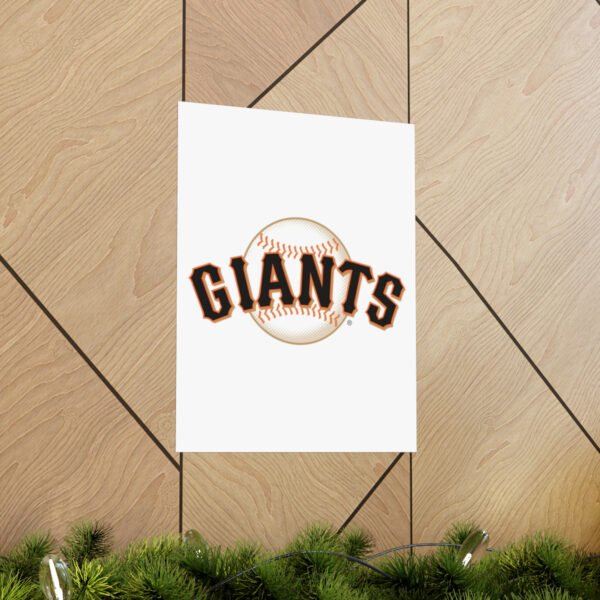 MLB Team Logos San Francisco Giants Painting Bedroom Living Room Wall Art Décor Matte Vertical Posters