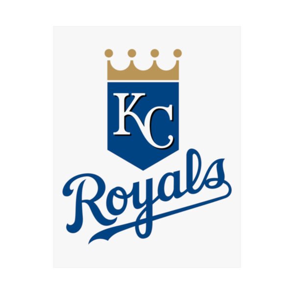 MLB Team Logos Kansas City Royals Painting Bedroom Living Room Wall Art Décor Matte Vertical Posters