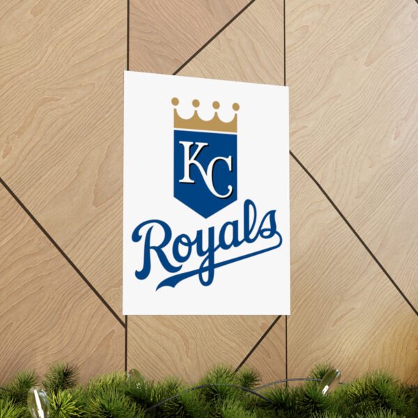 MLB Team Logos Kansas City Royals Painting Bedroom Living Room Wall Art Décor Matte Vertical Posters