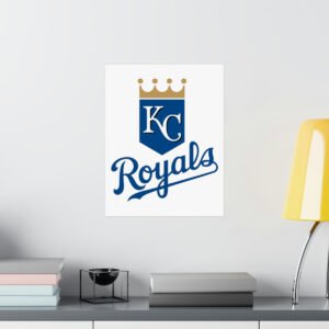 MLB Team Logos Kansas City Royals Painting Bedroom Living Room Wall Art Décor Matte Vertical Posters