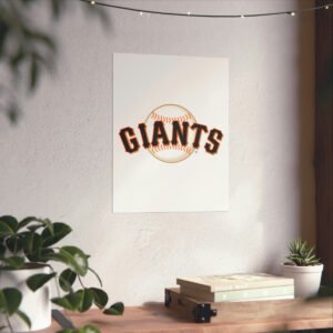 MLB Team Logos San Francisco Giants Painting Bedroom Living Room Wall Art Décor Matte Vertical Posters