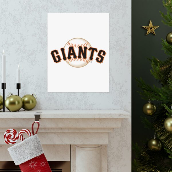 MLB Team Logos San Francisco Giants Painting Bedroom Living Room Wall Art Décor Matte Vertical Posters