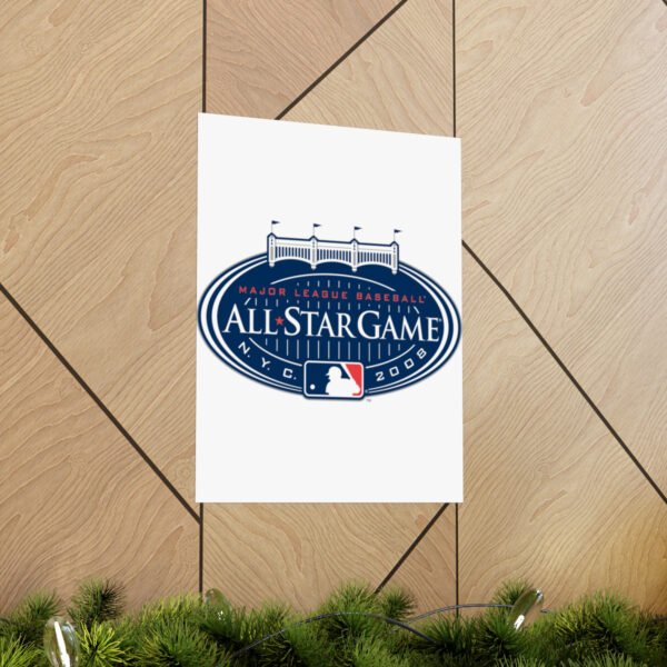 MLB Team Logos All-Star Game Painting Bedroom Living Room Wall Art Décor Matte Vertical Posters