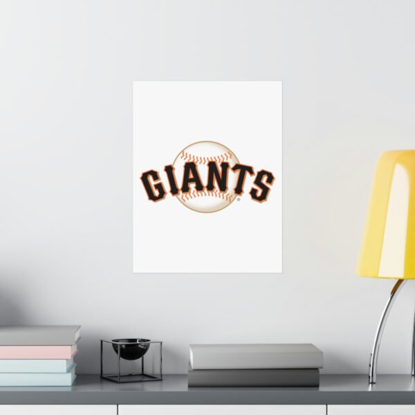 MLB Team Logos San Francisco Giants Painting Bedroom Living Room Wall Art Décor Matte Vertical Posters