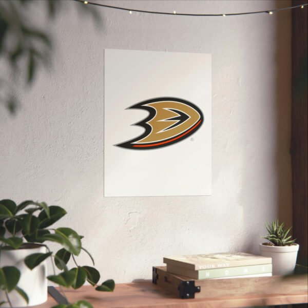 NHL Team Logos Anaheim Ducks Painting Bedroom Living Room Wall Art Décor Matte Vertical Posters