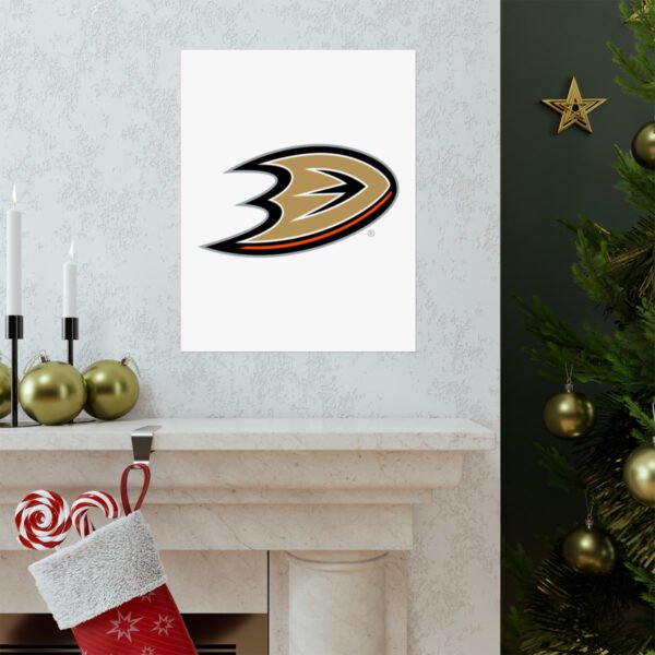 NHL Team Logos Anaheim Ducks Painting Bedroom Living Room Wall Art Décor Matte Vertical Posters