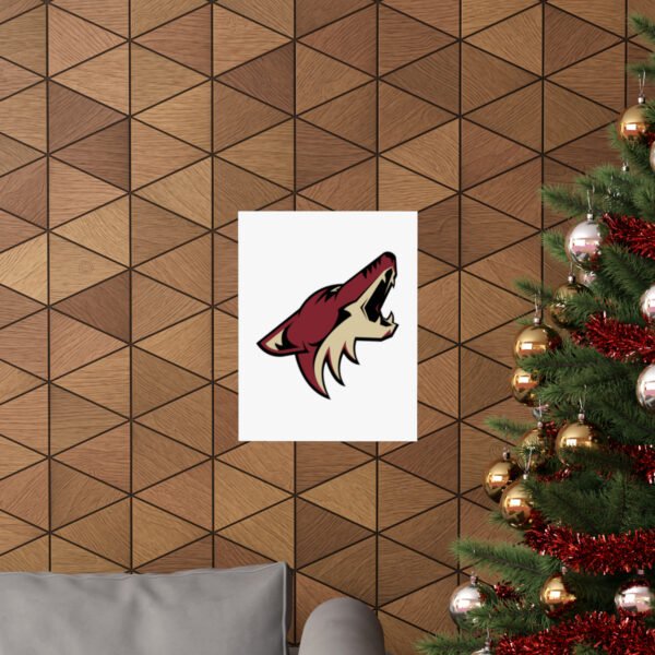 NHL Team Logos Arizona Coyotes Painting Bedroom Living Room Wall Art Décor Matte Vertical Posters