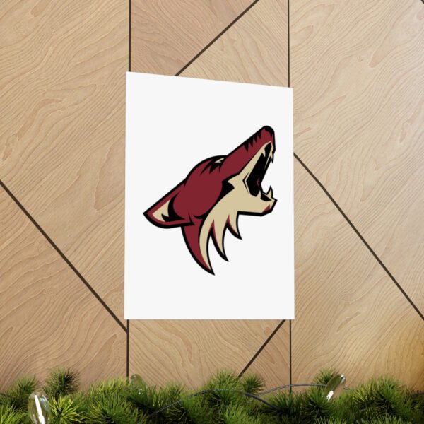 NHL Team Logos Arizona Coyotes Painting Bedroom Living Room Wall Art Décor Matte Vertical Posters