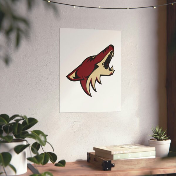 NHL Team Logos Arizona Coyotes Painting Bedroom Living Room Wall Art Décor Matte Vertical Posters