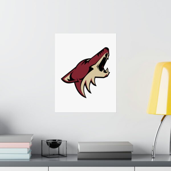NHL Team Logos Arizona Coyotes Painting Bedroom Living Room Wall Art Décor Matte Vertical Posters