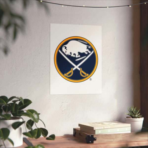 NHL Team Logos Buffalo Sabres Painting Bedroom Living Room Wall Art Décor Matte Vertical Posters