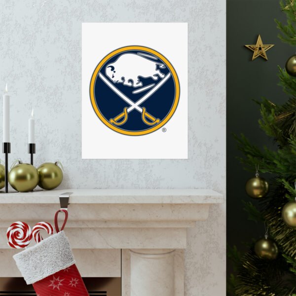 NHL Team Logos Buffalo Sabres Painting Bedroom Living Room Wall Art Décor Matte Vertical Posters