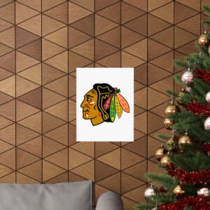 NHL Team Logos Chicago Blackhawks Painting Bedroom Living Room Wall Art Décor Matte Vertical Posters