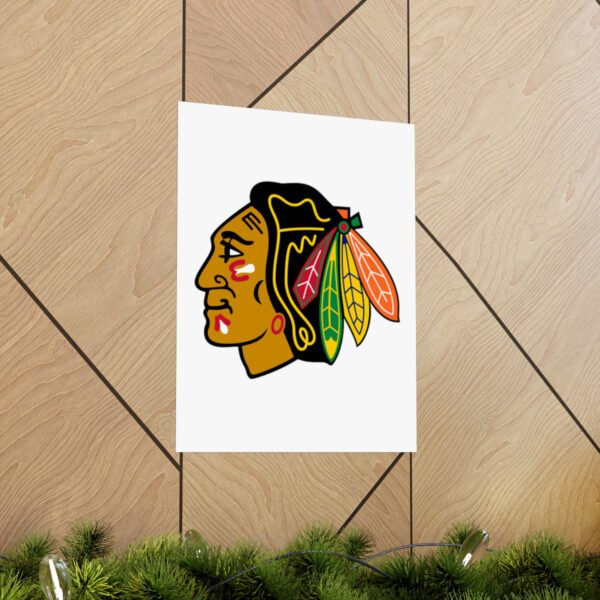 NHL Team Logos Chicago Blackhawks Painting Bedroom Living Room Wall Art Décor Matte Vertical Posters