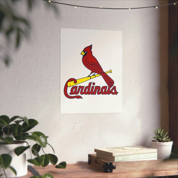 MLB Team Logos St. Louis Cardinals Painting Bedroom Living Room Wall Art Décor Matte Vertical Posters