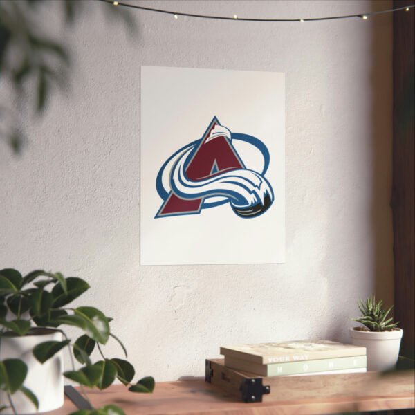 NHL Team Logos Colorado Avalanche Painting Bedroom Living Room Wall Art Décor Matte Vertical Posters