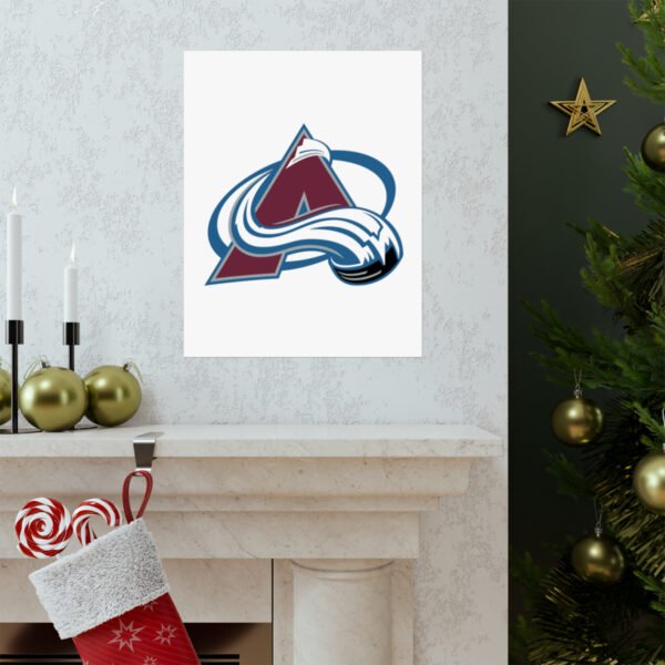 NHL Team Logos Colorado Avalanche Painting Bedroom Living Room Wall Art Décor Matte Vertical Posters
