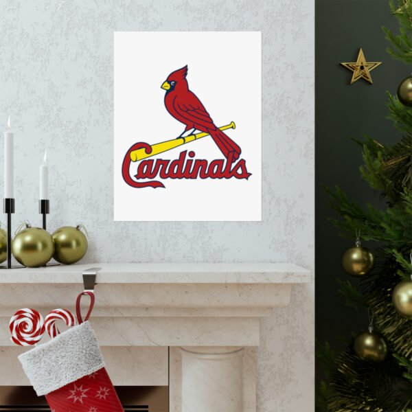 MLB Team Logos St. Louis Cardinals Painting Bedroom Living Room Wall Art Décor Matte Vertical Posters