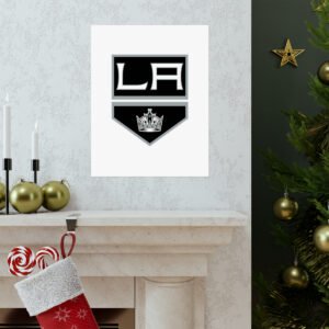 NHL Team Logos Los Angeles Kings Painting Bedroom Living Room Wall Art Décor Matte Vertical Posters