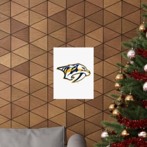 NHL Team Logos Nashville Predators Painting Bedroom Living Room Wall Art Décor Matte Vertical Posters