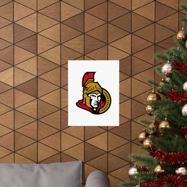 NHL Team Logos Ottawa Senators Painting Bedroom Living Room Wall Art Décor Matte Vertical Posters