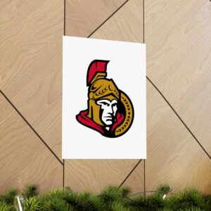 NHL Team Logos Ottawa Senators Painting Bedroom Living Room Wall Art Décor Matte Vertical Posters