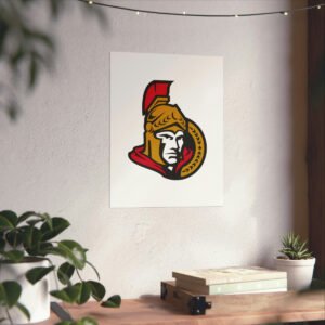 NHL Team Logos Ottawa Senators Painting Bedroom Living Room Wall Art Décor Matte Vertical Posters