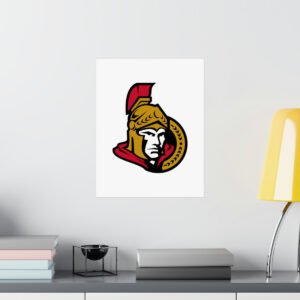 NHL Team Logos Ottawa Senators Painting Bedroom Living Room Wall Art Décor Matte Vertical Posters