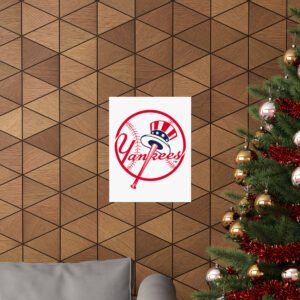 MLB Team Logos New York Yankees Painting Bedroom Living Room Wall Art Décor Matte Vertical Posters
