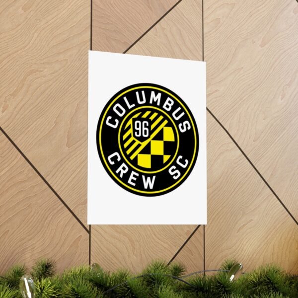 MLS Team Logos Columbus Crew Painting Bedroom Living Room Wall Art Décor Matte Vertical Posters