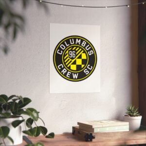 MLS Team Logos Columbus Crew Painting Bedroom Living Room Wall Art Décor Matte Vertical Posters