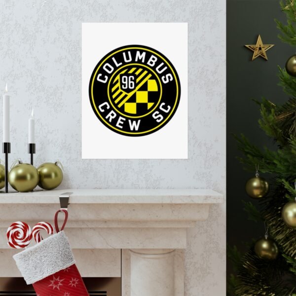 MLS Team Logos Columbus Crew Painting Bedroom Living Room Wall Art Décor Matte Vertical Posters