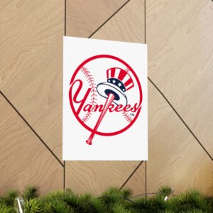 MLB Team Logos New York Yankees Painting Bedroom Living Room Wall Art Décor Matte Vertical Posters