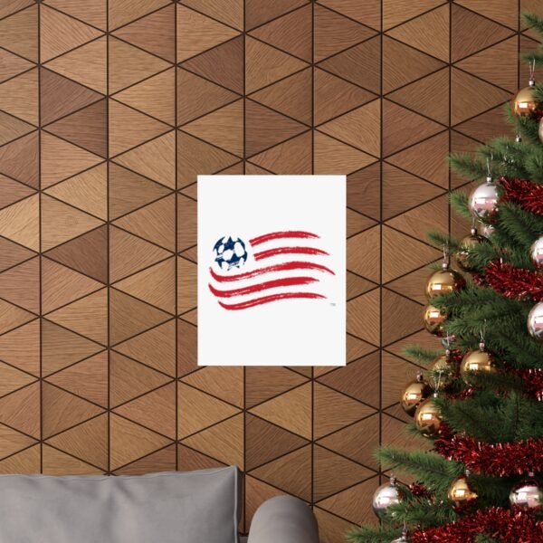 MLS Team Logos New England Revolution Painting Bedroom Living Room Wall Art Décor Matte Vertical Posters