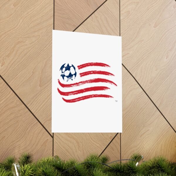 MLS Team Logos New England Revolution Painting Bedroom Living Room Wall Art Décor Matte Vertical Posters
