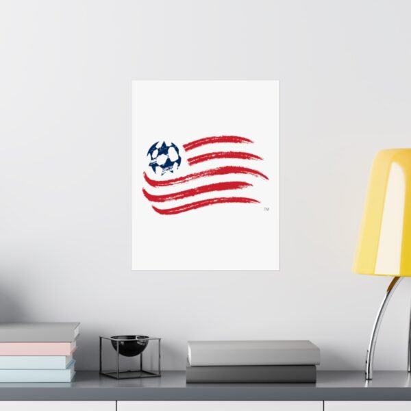 MLS Team Logos New England Revolution Painting Bedroom Living Room Wall Art Décor Matte Vertical Posters