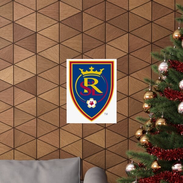 MLS Team Logos Real Salt Lake Painting Bedroom Living Room Wall Art Décor Matte Vertical Posters