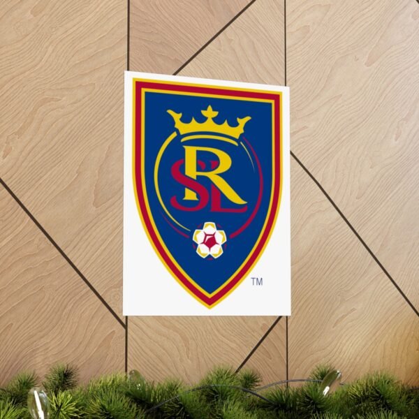 MLS Team Logos Real Salt Lake Painting Bedroom Living Room Wall Art Décor Matte Vertical Posters