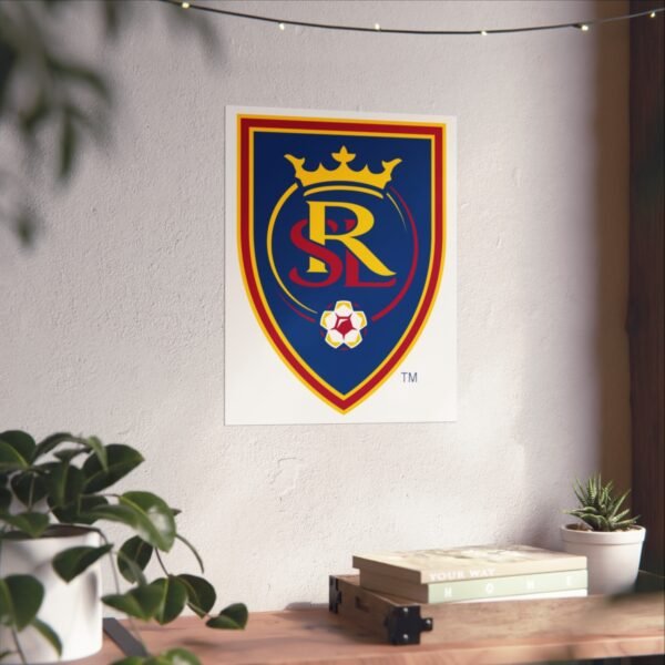 MLS Team Logos Real Salt Lake Painting Bedroom Living Room Wall Art Décor Matte Vertical Posters