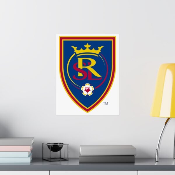 MLS Team Logos Real Salt Lake Painting Bedroom Living Room Wall Art Décor Matte Vertical Posters
