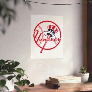 MLB Team Logos New York Yankees Painting Bedroom Living Room Wall Art Décor Matte Vertical Posters