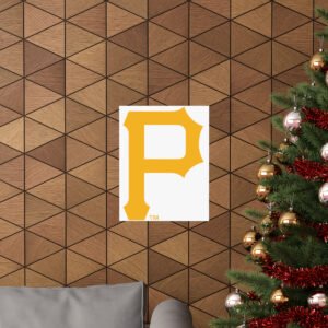 MLB Team Logos Pittsburgh Pirates Painting Bedroom Living Room Wall Art Décor Matte Vertical Posters